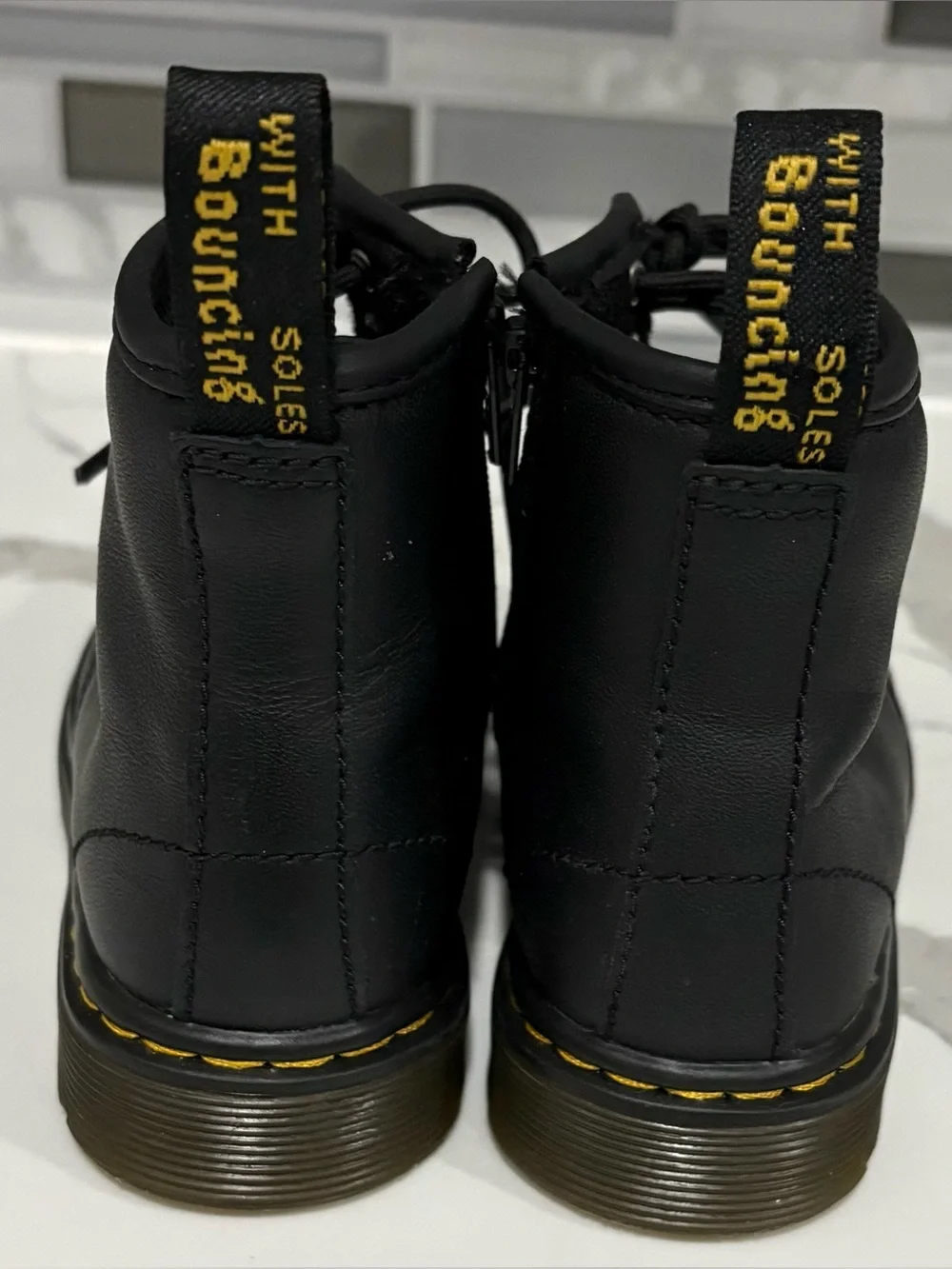 Dr. Martens Aprile Combat Lace Up Boots Small Boys Size 10